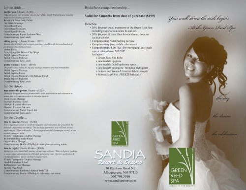 Just For You Your Walk Down The Aisle - Sandia Casino