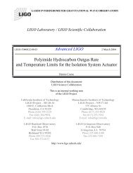 contact us - LIGO - California Institute of Technology