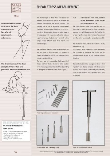 benefits - Eijkelkamp Agrisearch Equipment