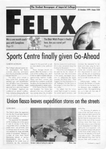 Sports Centre finally given Go-Ahead - Felix