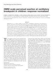 OMNI scale perceived exertion at ventilatory breakpoint in children ...