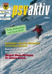 psv aktiv 3/2011 - Post SV Wien