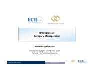 Breakout 1.2 Category Management - ECR Community