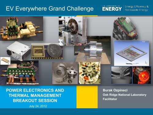 Power Electronics and Thermal Management Breakout ... - EERE