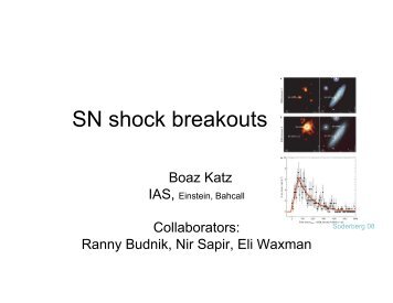Shock breakout physics