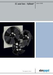 EC axial fans - HyBlade® - ebm-papst A&NZ Pty Ltd