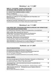 Konferenzband-Inhalt (PDF) - EVA-Berlin