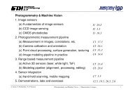 Photogrammetry & Machine Vision 1. Image sensors (a ... - IGP