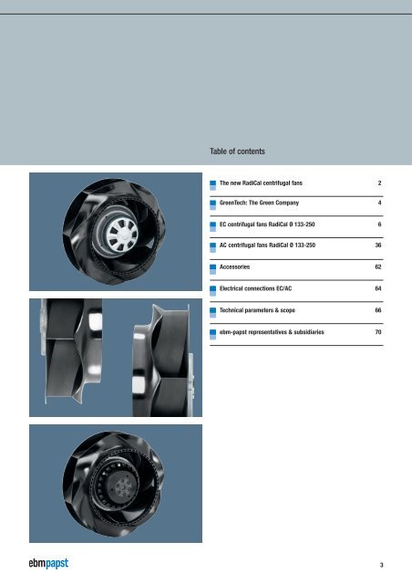 EC/AC centrifugal fans - RadiCal version 04/2011 - Ebm-papst Oy