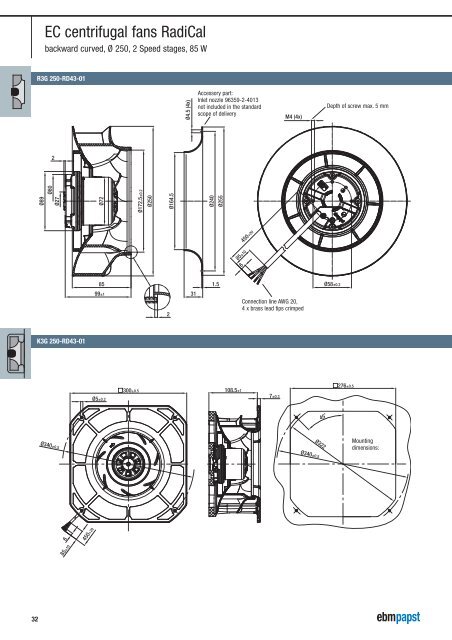 EC/AC centrifugal fans - RadiCal version 04/2011 - Ebm-papst Oy