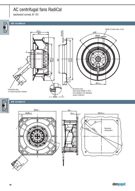 EC/AC centrifugal fans - RadiCal version 04/2011 - Ebm-papst Oy