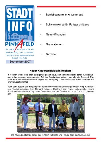 September 2007 - Pinkafeld