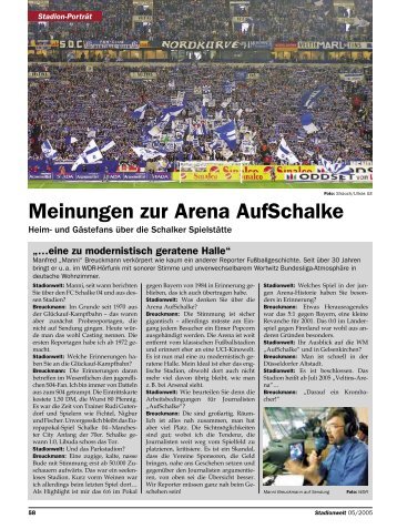 Meinungen zur Arena AufSchalke - Stadionwelt-Fans