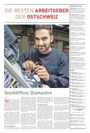 DIE BESTEN ARBEITGEBER DER OSTSCHWEIZ - Griesser Group