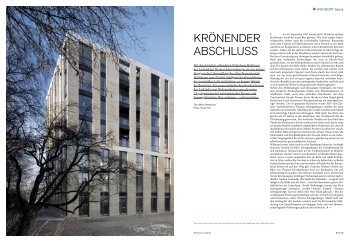 Krönender Abschluss - Dominic Schmid Architekt Winterthur