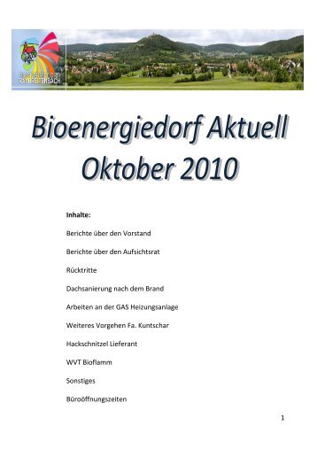 Bio Aktuell Okt2010 - Bioenergiedorf Rai-Breitenbach