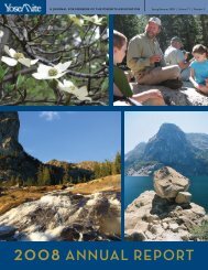 2008 ANNUAL REPORT - Yosemite Conservancy