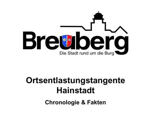 Chronologie und Fakten - Breuberg