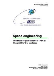 Part 6 - European Cooperation on Space Standardization (ECSS)