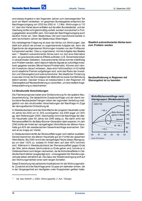 Demografie lässt Immobilien wackeln - Demotrans