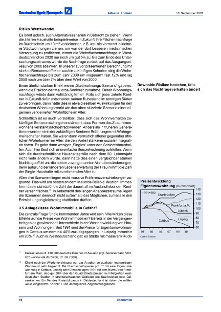 Demografie lässt Immobilien wackeln - Demotrans