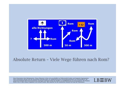 Absolute Return – Viele Wege führen nach Rom? - Landesbank Baden ...