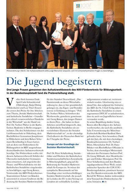 25 Jahre - KKV Bundesverband