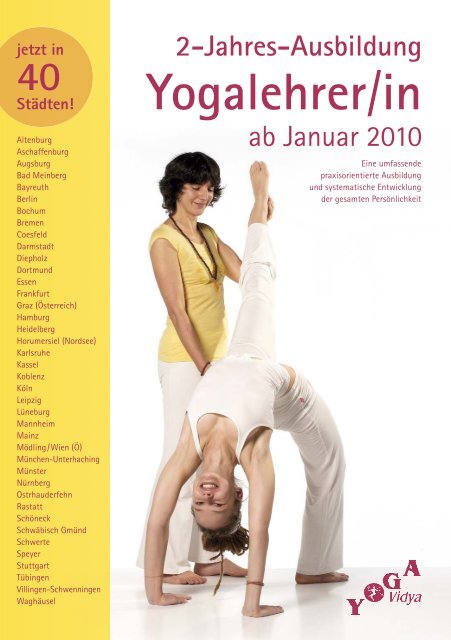 2 Jahres Ausbildung Yogalehrer