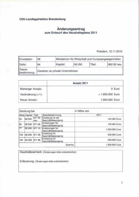 Landtag Brandenburg P-AW 5/15 Protokoll