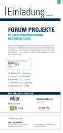 forum projekte - EnergieRegion Nürnberg e.V.