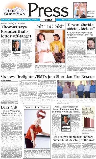 Shrine Skit - The Sheridan Press