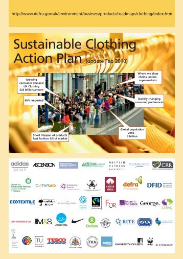 SUSTAINABLE CLOTHING ACTION PLAN - Defra