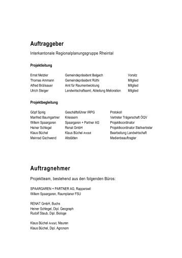 Landschaftsentwicklungskonzept Rheintal (LEK) - myrheintal.ch