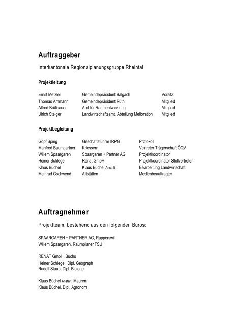 Landschaftsentwicklungskonzept Rheintal (LEK) - myrheintal.ch