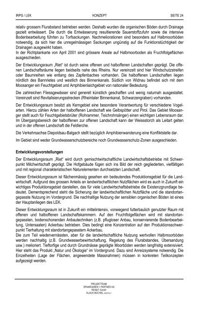 Landschaftsentwicklungskonzept Rheintal (LEK) - myrheintal.ch