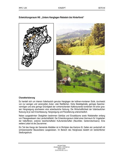 Landschaftsentwicklungskonzept Rheintal (LEK) - myrheintal.ch