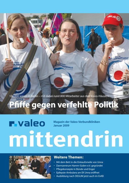 Valeo mittendrin Januar 2009