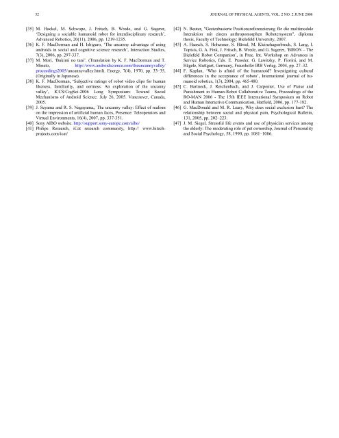 Domestic Applications for Social Robots - Journal of Physical Agents