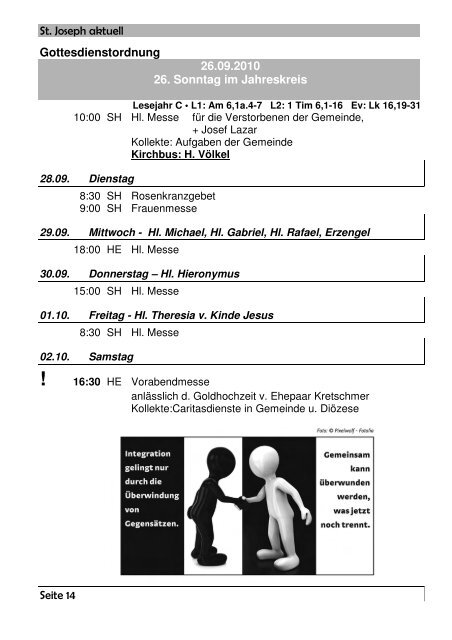 17:00 Uhr - St. Joseph Stadthagen