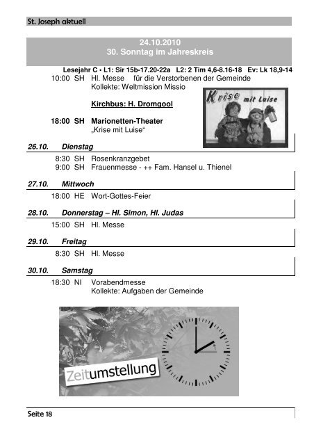 17:00 Uhr - St. Joseph Stadthagen