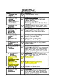 SONDERPLAN - Pfarrgemeinde St.-Gudula