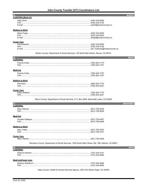 ACIN I-34-08E - California Department of Social Services