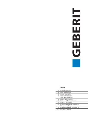 PDF (743.52 kB) - Geberit International AG