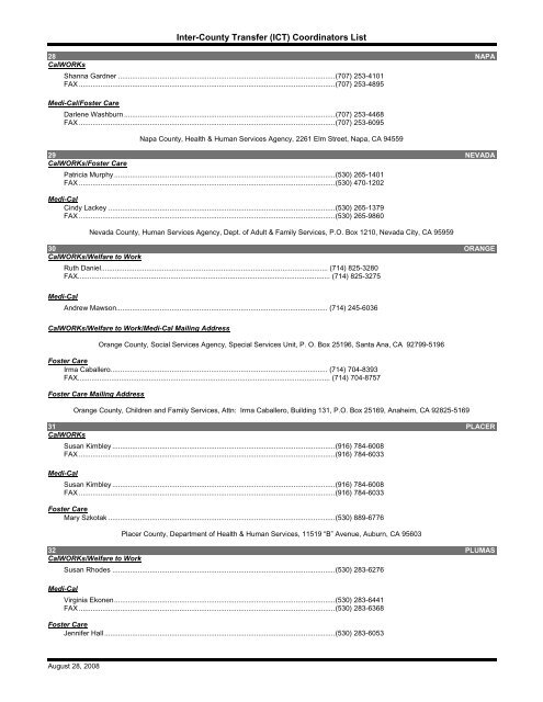 ACIN I-34-08EII - California Department of Social Services