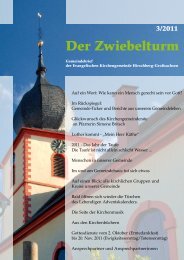 Im Rückspiegel - Evangelische Kirchengemeinde Hirschberg ...