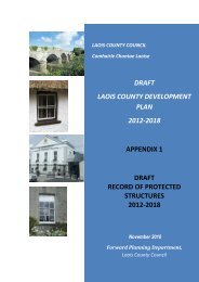 Draft Record of Protected Structures - Laois County Council