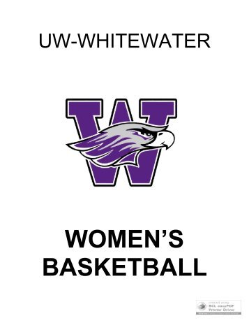 WOMEN'S BASKETBALL - UW-Whitewater Athletics
