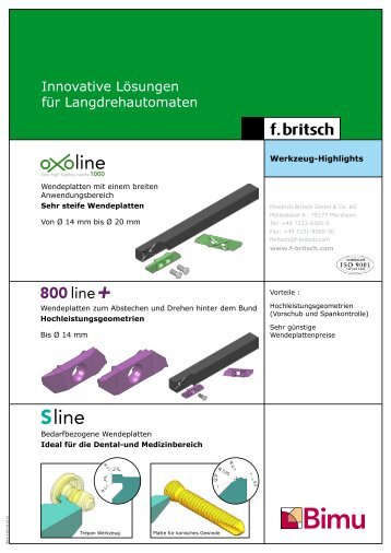 Highlights für Langdreher - Friedrich Britsch GmbH & Co. KG