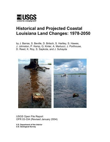 Historical and Projected Coastal Louisiana Land Changes