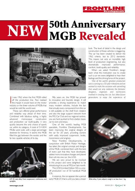 MGB Revealed - Frontline Developments